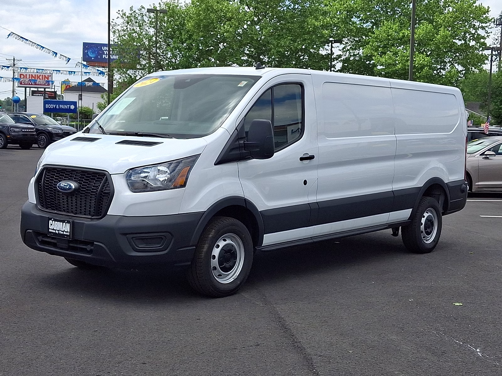 2024 Oxford White - YZ Ford Transit Cargo Van RWD