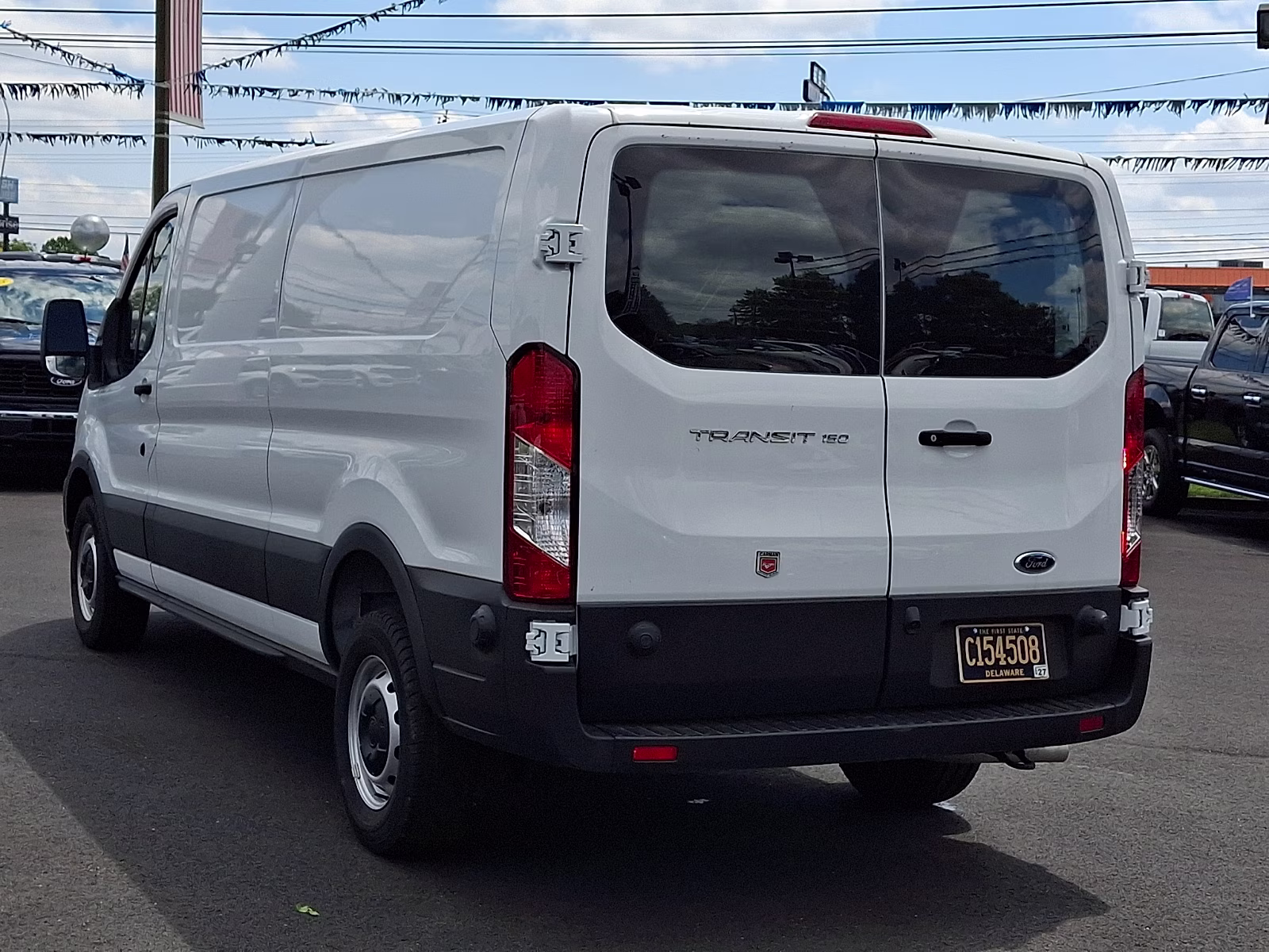 2024 Oxford White - YZ Ford Transit Cargo Van RWD