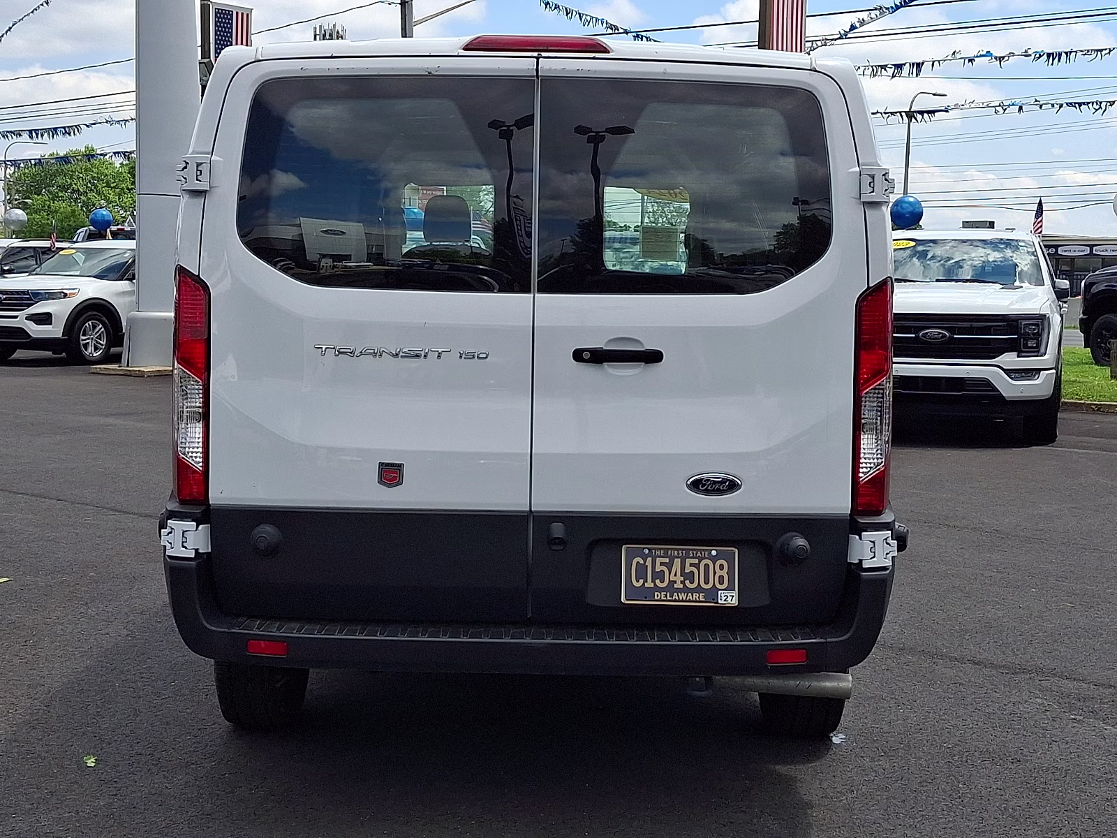 2024 Oxford White - YZ Ford Transit Cargo Van RWD