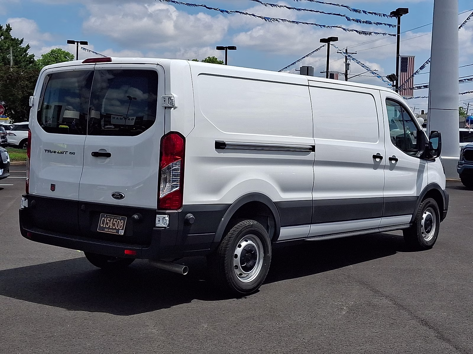 2024 Oxford White - YZ Ford Transit Cargo Van RWD