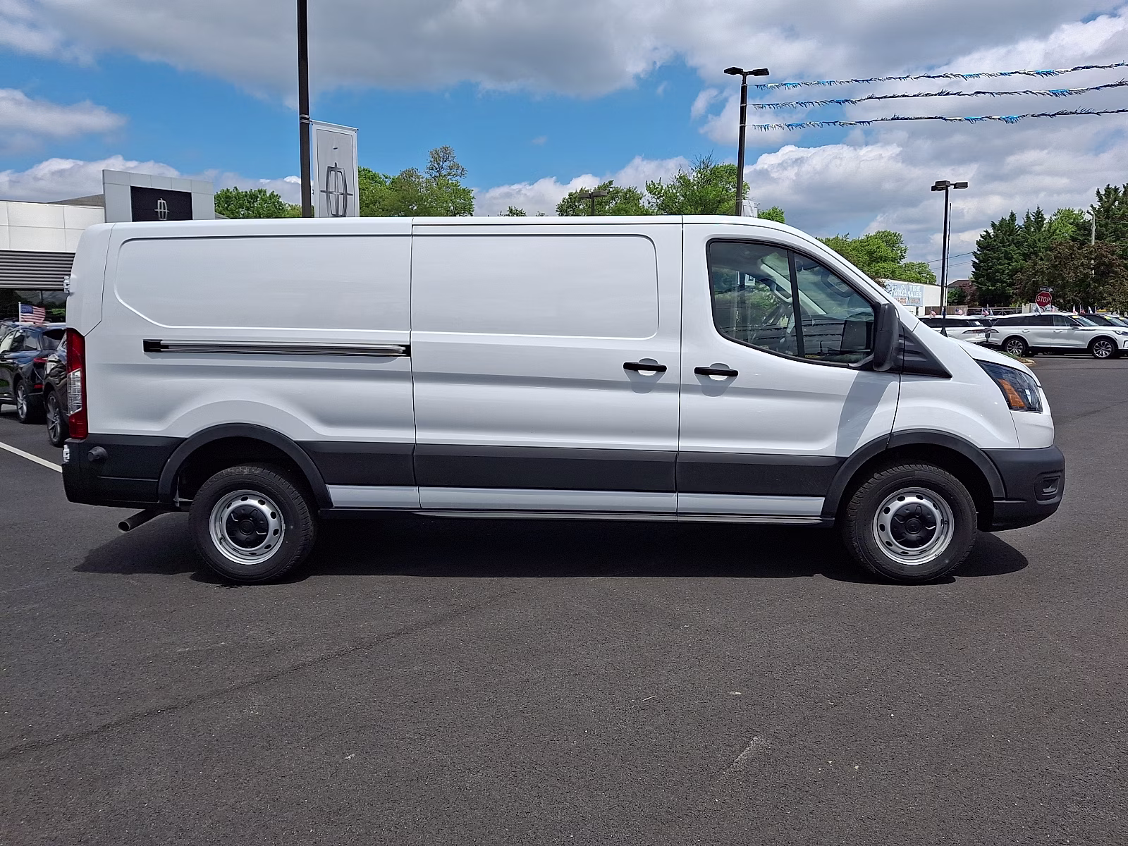 2024 Oxford White - YZ Ford Transit Cargo Van RWD