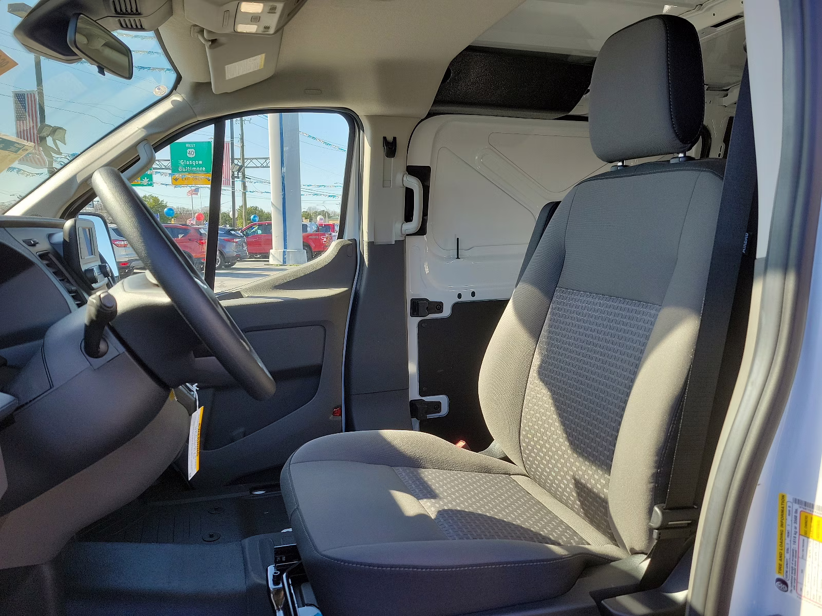 2024 Oxford White - YZ Ford Transit Cargo Van RWD