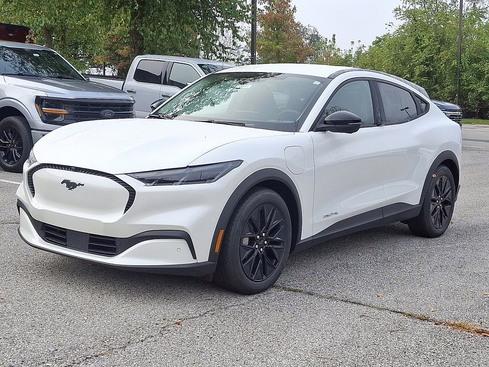 2025 White Metallic Ford Mustang Mach-E Select AWD