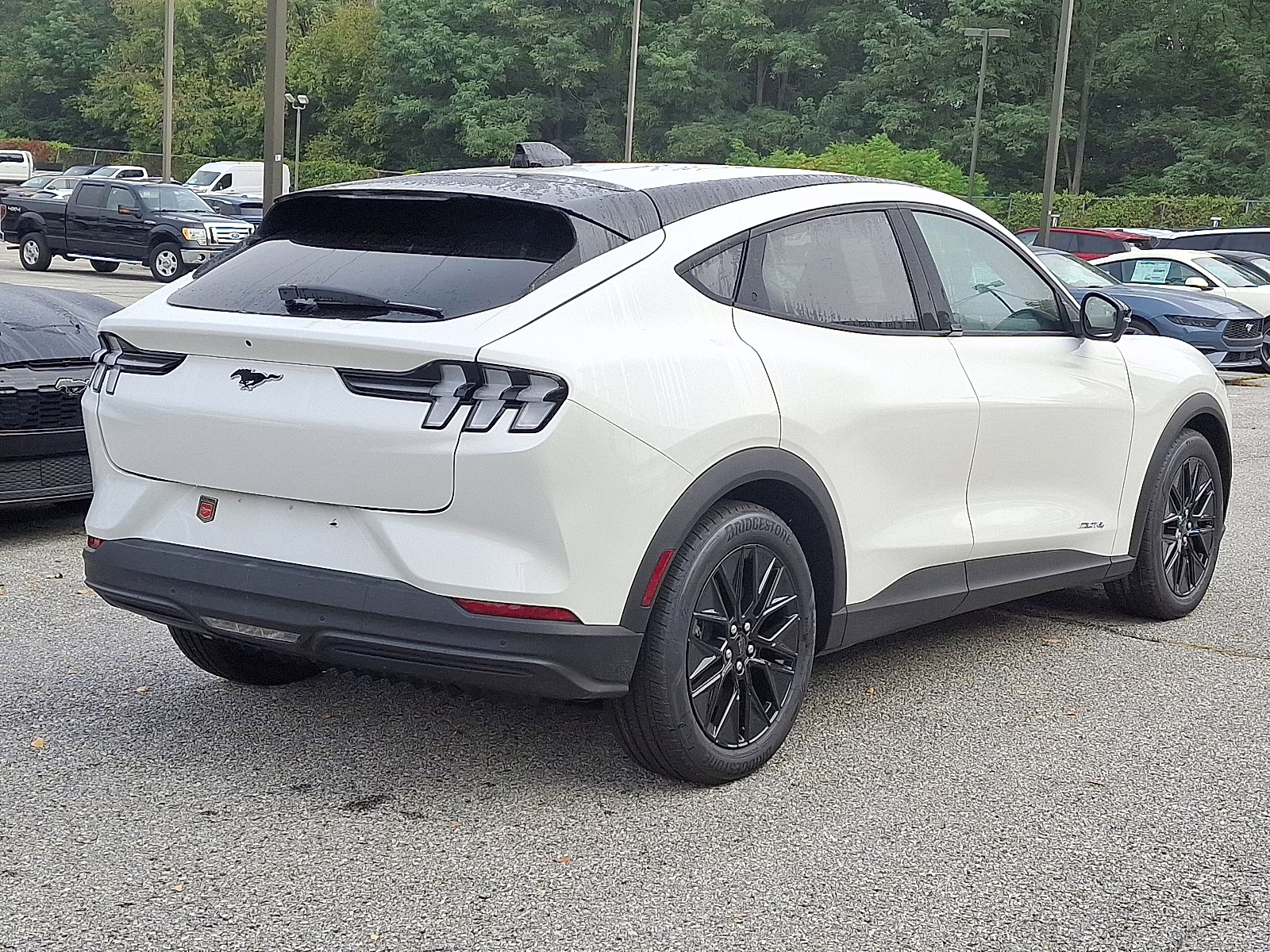 2025 White Metallic Ford Mustang Mach-E Select AWD