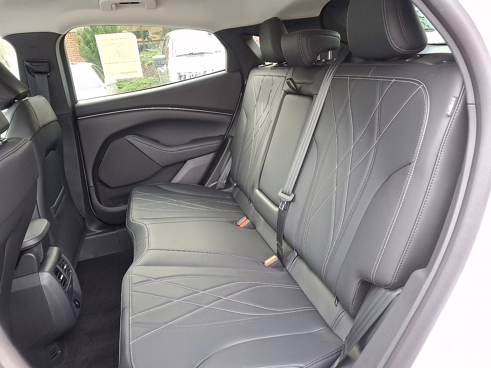 2025 White Metallic Ford Mustang Mach-E Select AWD