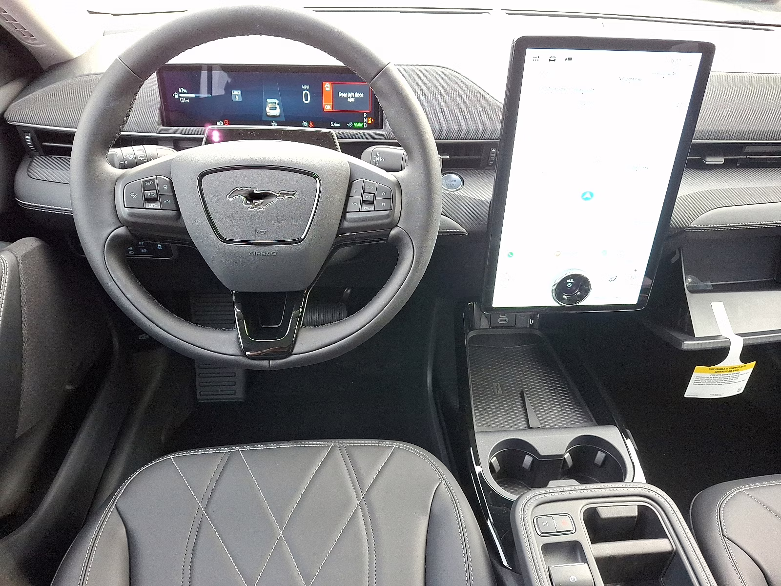 2025 White Metallic Ford Mustang Mach-E Select AWD