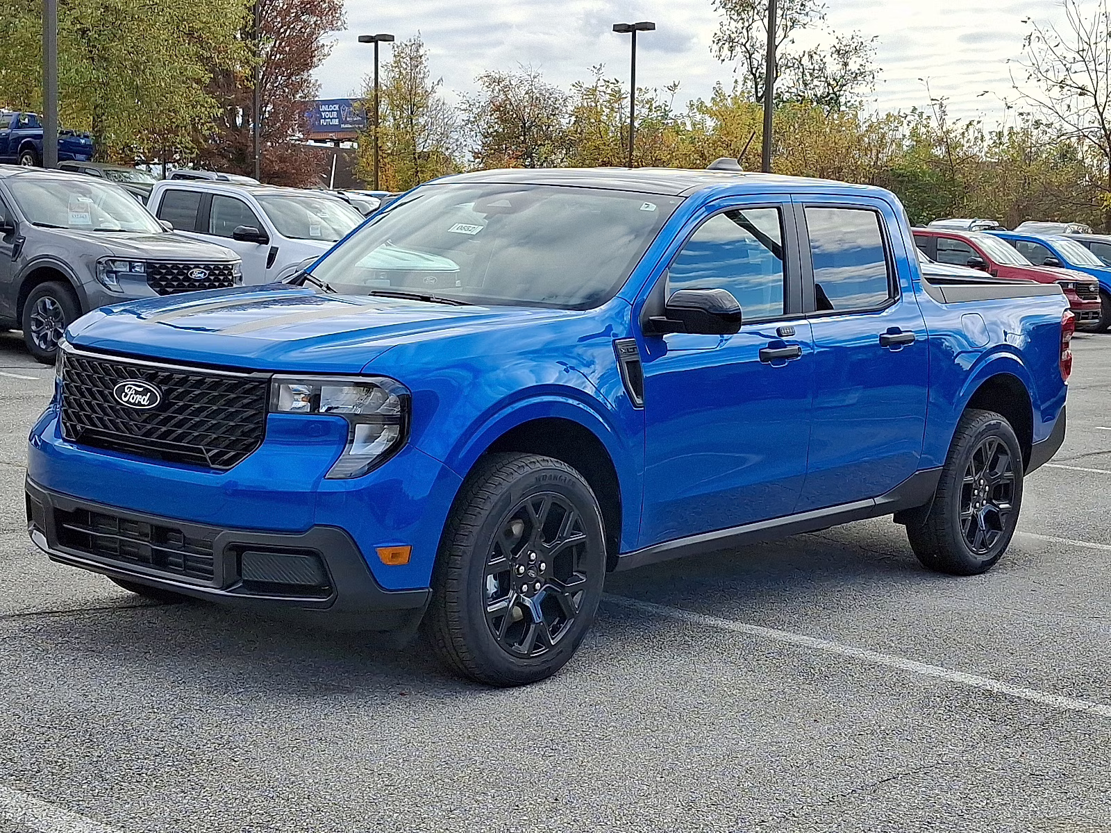 2025 Velocity Blue - E7 Ford Maverick XLT AWD