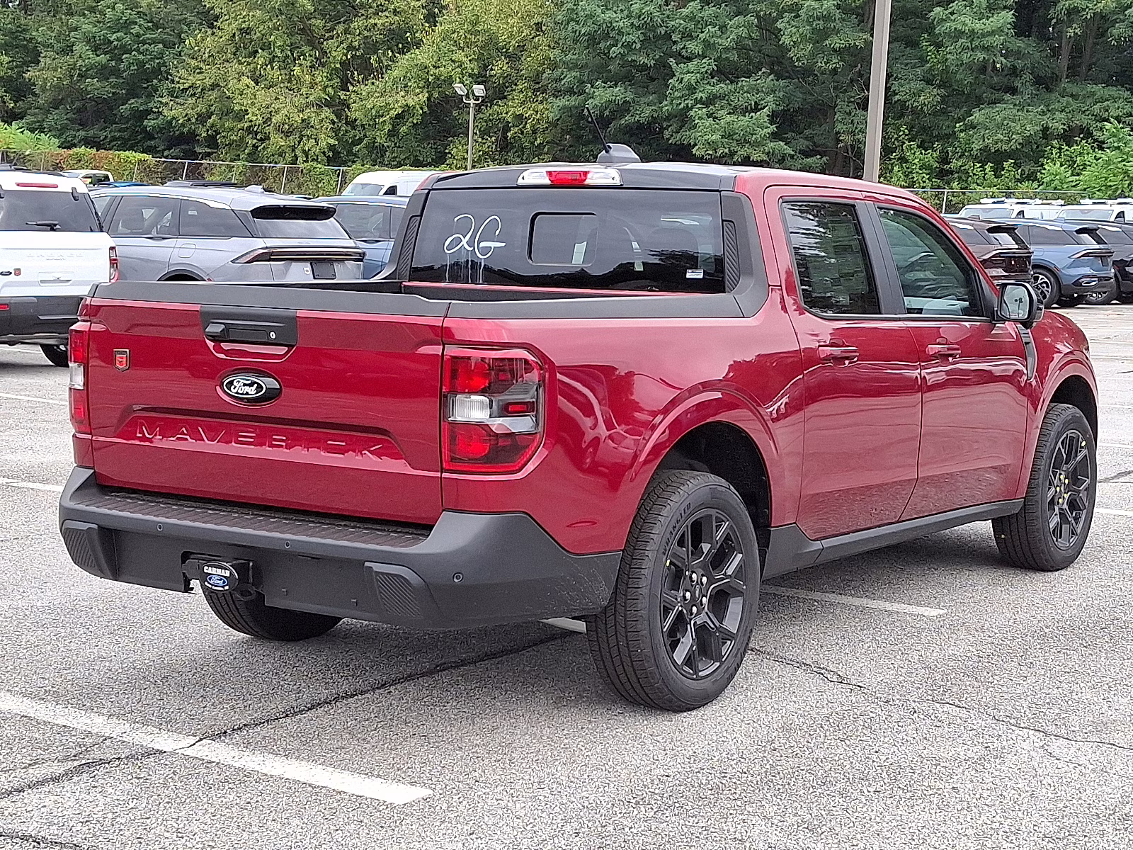 2025 Ruby Red Metallic Tinted Clearcoat - RR Ford Maverick Lariat AWD