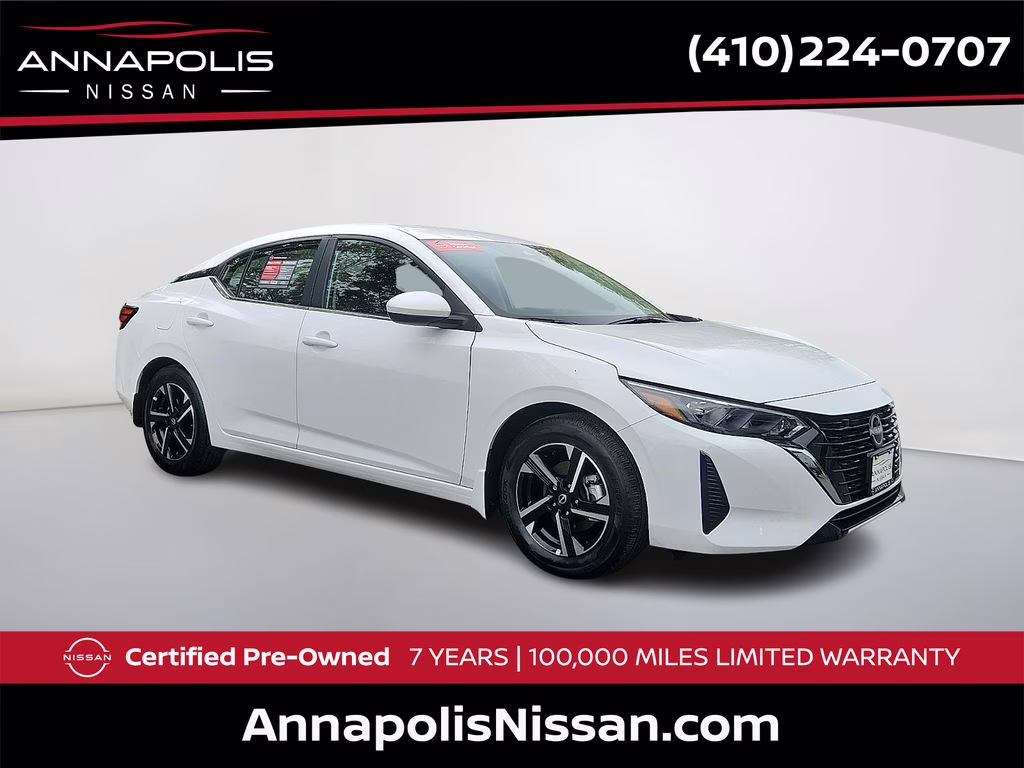 2025 Fresh Powder Nissan Sentra SV FWD Sedan