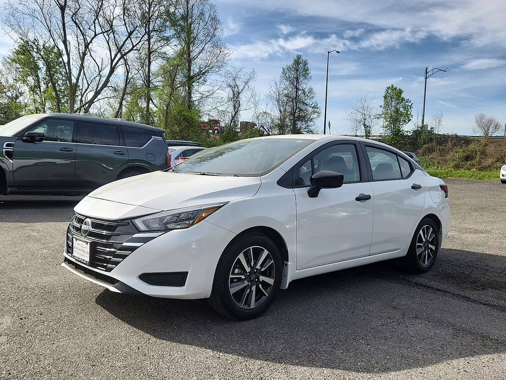 2025 Fresh Powder Nissan Versa 1.6 S FWD Sedan