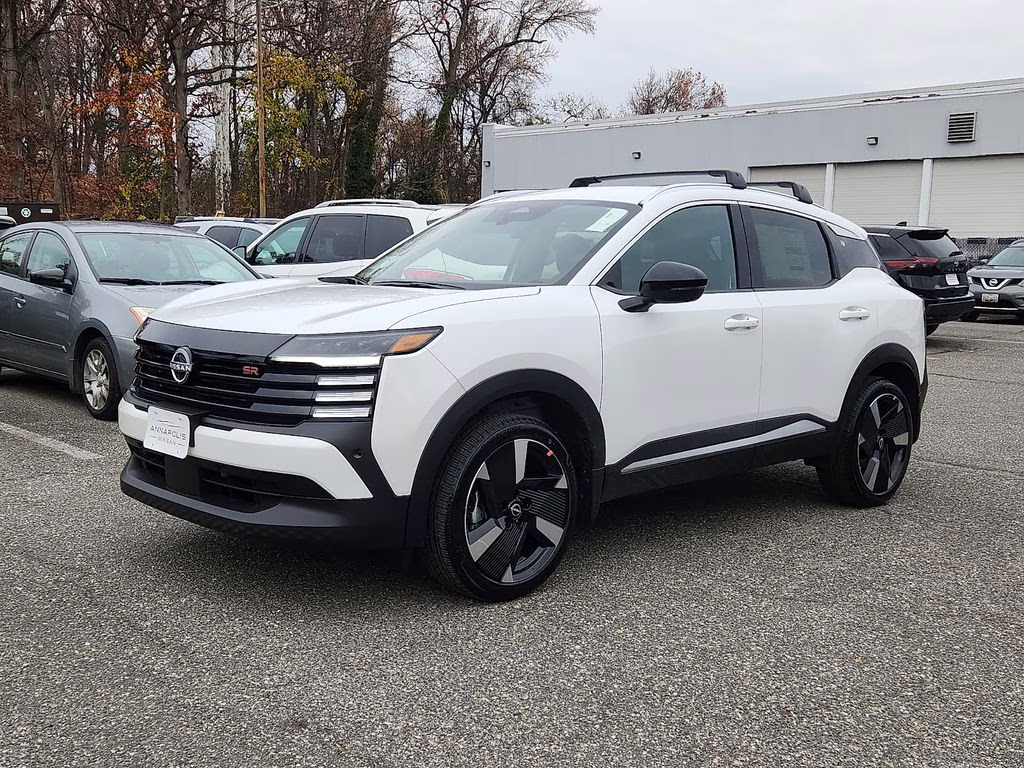 2026 Aspen White Tricoat Nissan Kicks SR AWD SUV