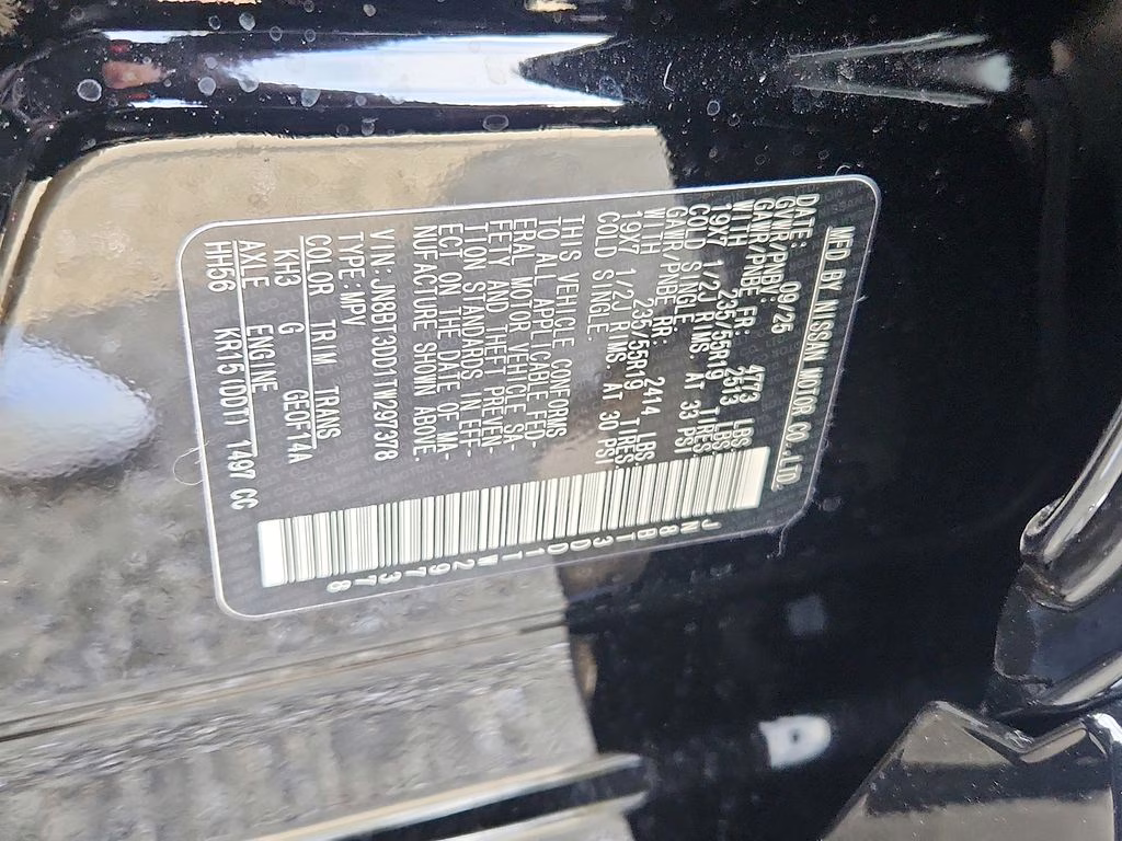 2026 Super Black Nissan Rogue Platinum AWD SUV