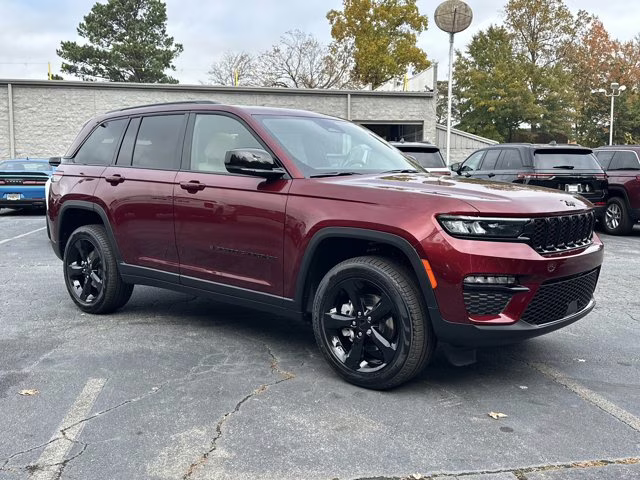2025 Velvet Red Pearlcoat Jeep Grand Cherokee Limited RWD SUV
