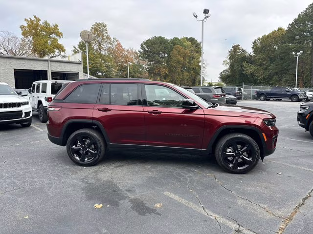 2025 Velvet Red Pearlcoat Jeep Grand Cherokee Limited RWD SUV