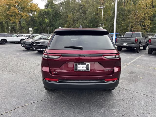 2025 Velvet Red Pearlcoat Jeep Grand Cherokee Limited RWD SUV