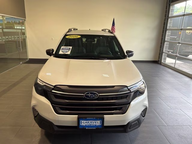 2026 Crystal White Pearl Subaru Forester Premium AWD SUV