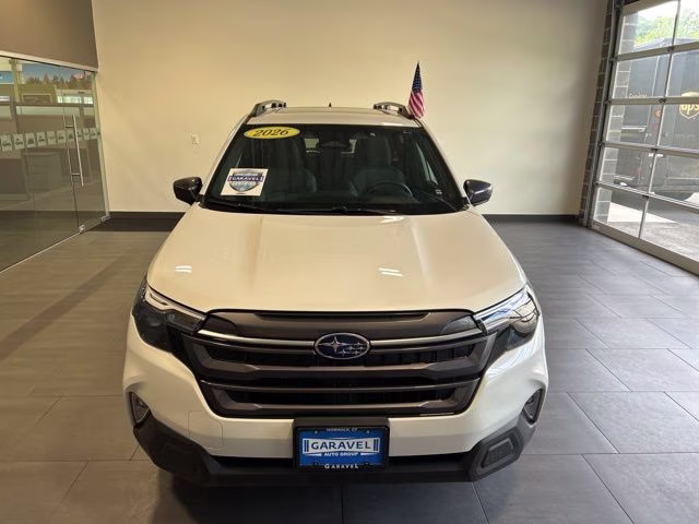 2026 Crystal White Pearl Subaru Forester Premium AWD SUV