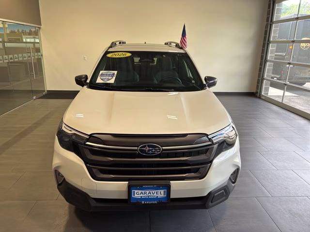 2026 Crystal White Pearl Subaru Forester Premium AWD SUV
