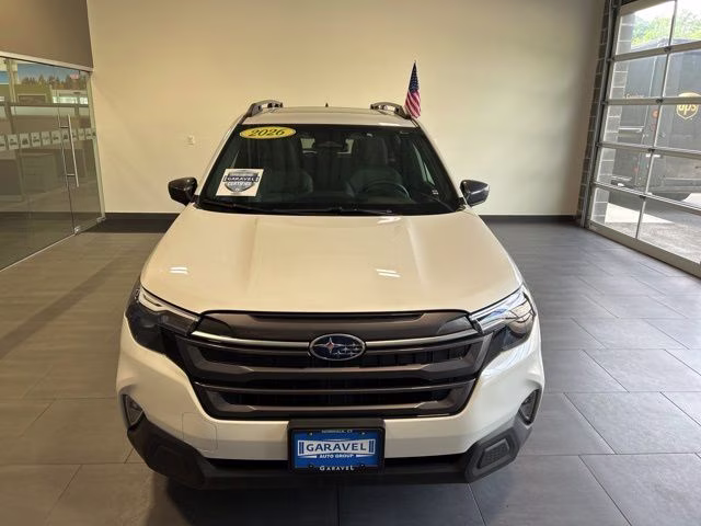 2026 Crystal White Pearl Subaru Forester Premium AWD SUV