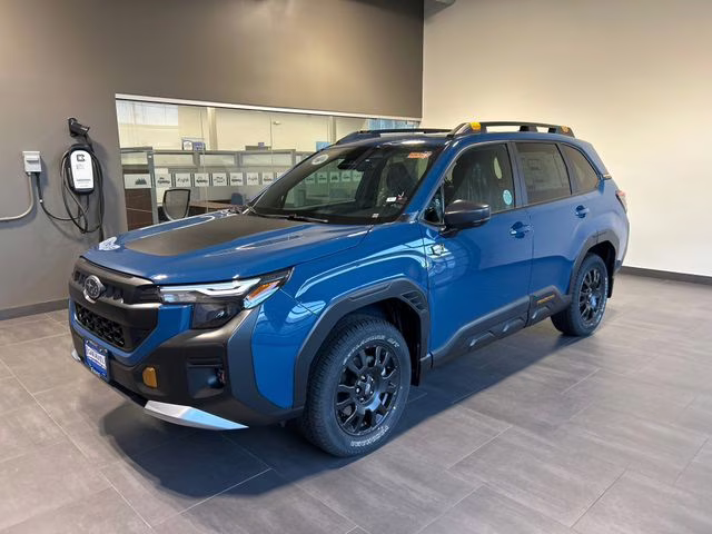 2026 Geyser Blue Subaru Forester Wilderness AWD SUV