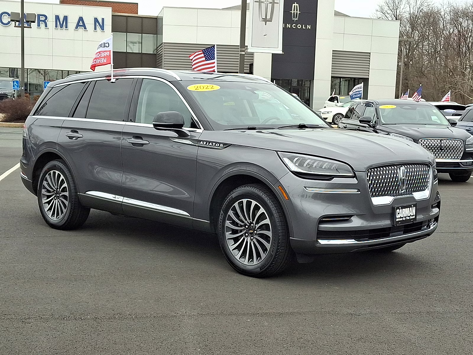 2022 Asher Gray Metallic Clearcoat - M7 Lincoln Aviator Standard AWD