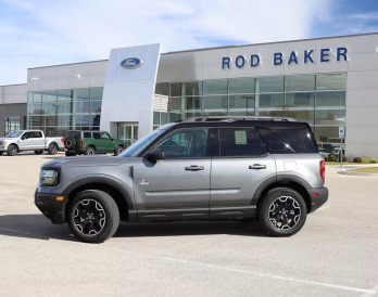 2025 Carbonized Gray Ford Bronco Sport Outer Banks 4X4 SUV