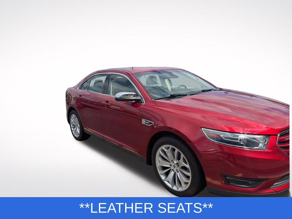 2017 Ruby Red Metallic Ford Taurus Limited FWD Sedan