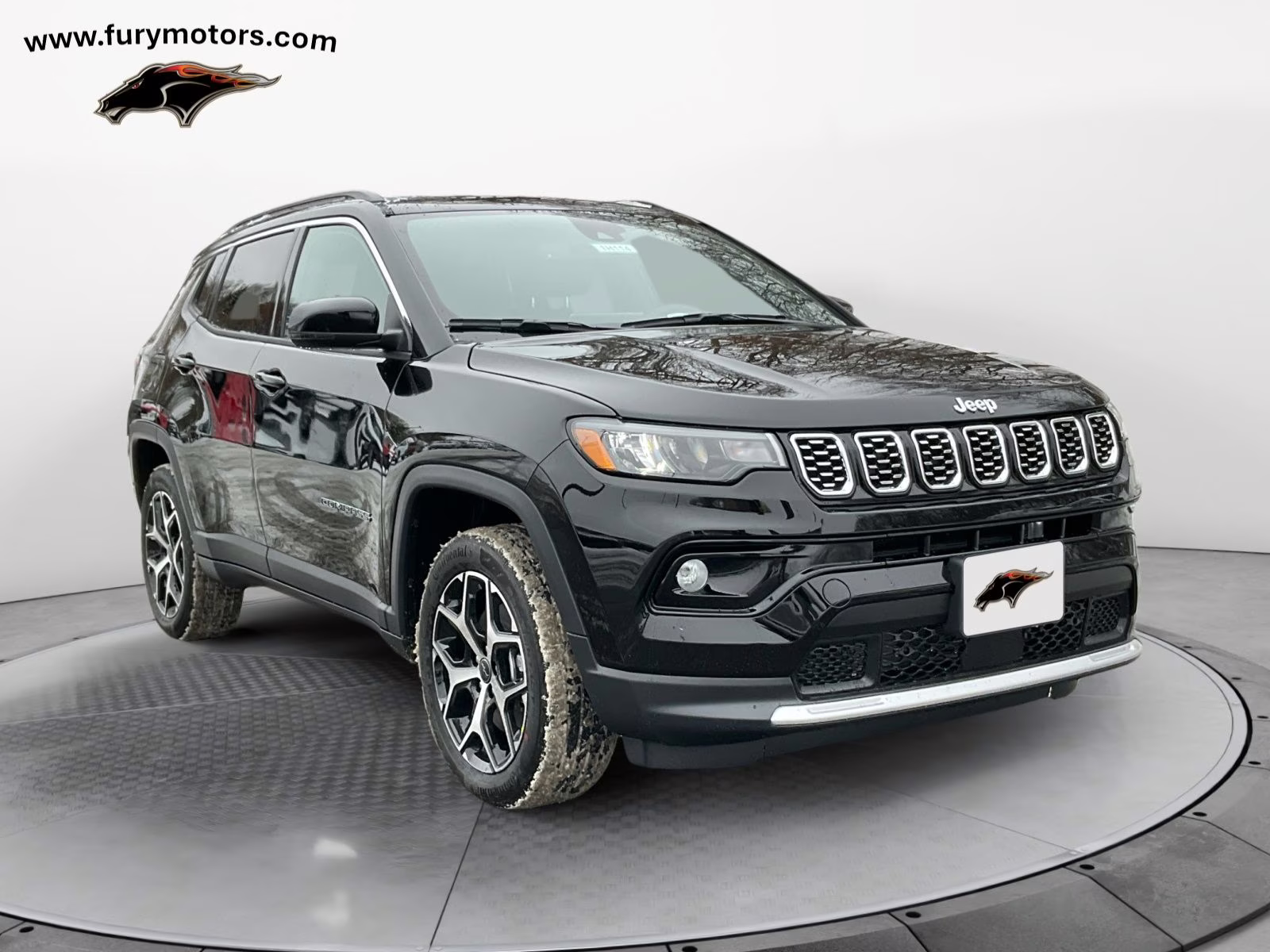 2026 Diamond Black Crystal Pearlcoat Jeep Compass Limited 4X4 SUV