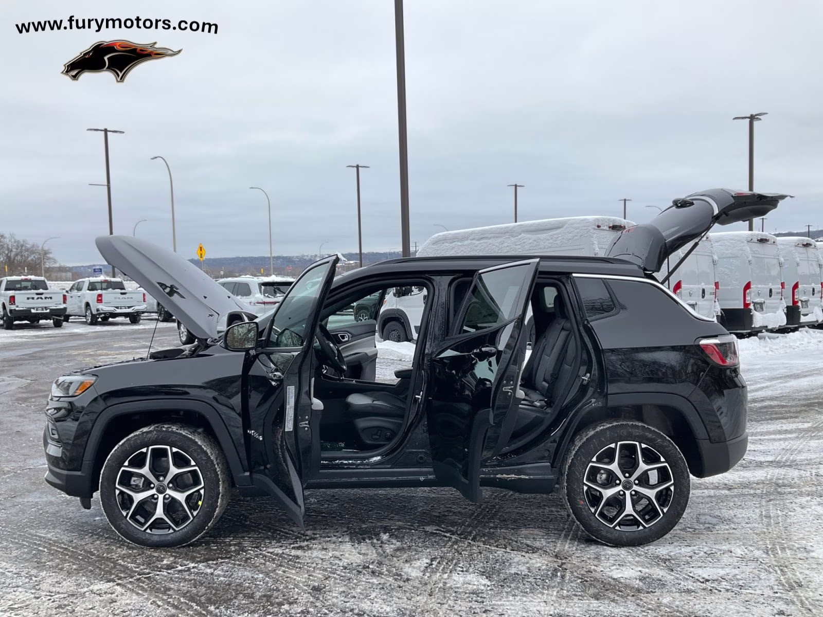 2026 Diamond Black Crystal Pearlcoat Jeep Compass Limited 4X4 SUV