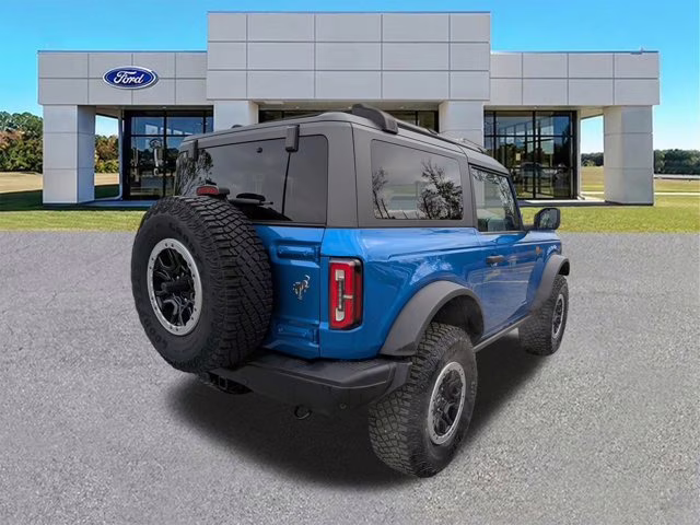 2021 Blue Metallic Ford Bronco Badlands 4X4 Convertible
