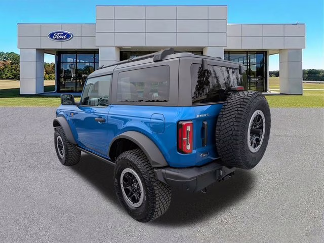 2021 Blue Metallic Ford Bronco Badlands 4X4 Convertible