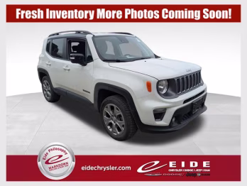 2022 Alpine White Clearcoat Jeep Renegade Limited 4X4 SUV
