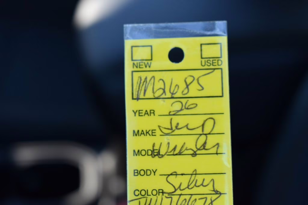 2026 Anvil Clear Coat Jeep Wrangler Sport 4X4 SUV