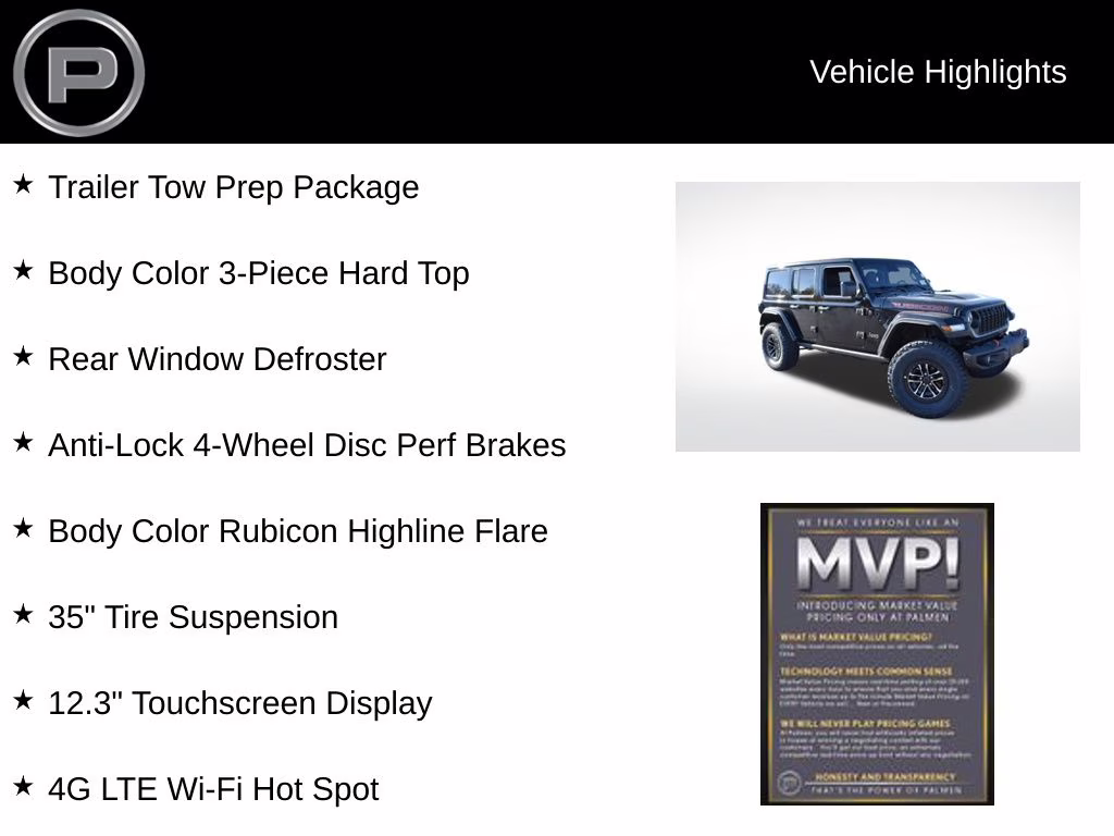 2026 Black Clearcoat Jeep Wrangler Rubicon X 4X4 SUV