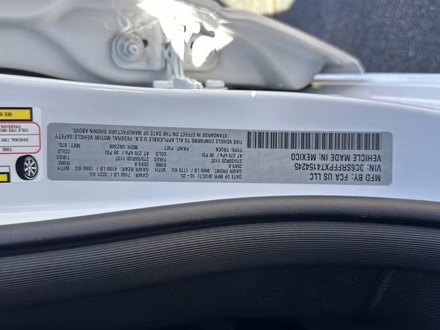 2026 Bright White Clearcoat Ram 1500 Big Horn 4X4 Truck