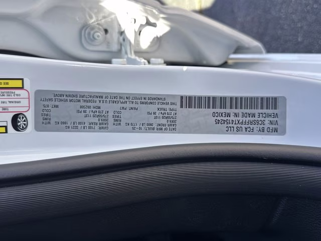 2026 Bright White Clearcoat Ram 1500 Big Horn 4X4 Truck
