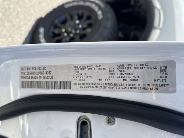 2026 Bright White Clearcoat Ram 2500 Tradesman 4X4 Truck