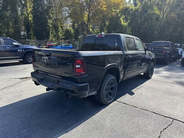 2026 Diamond Black Crystal Pearlcoat Ram 1500 Big Horn 4X4 Truck