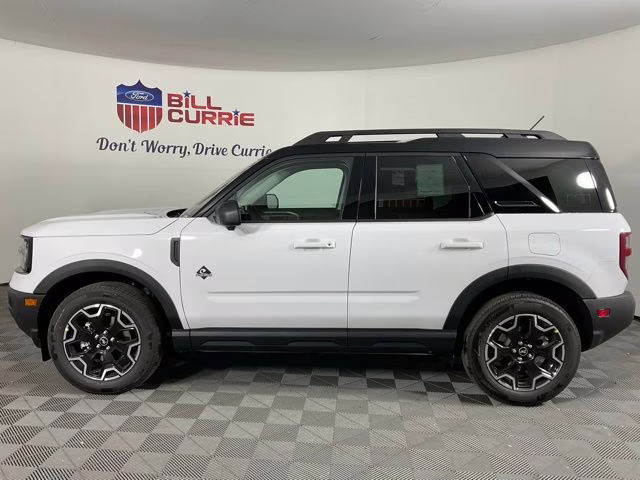 2025 Oxford White Ford Bronco Sport Outer Banks 4X4 SUV