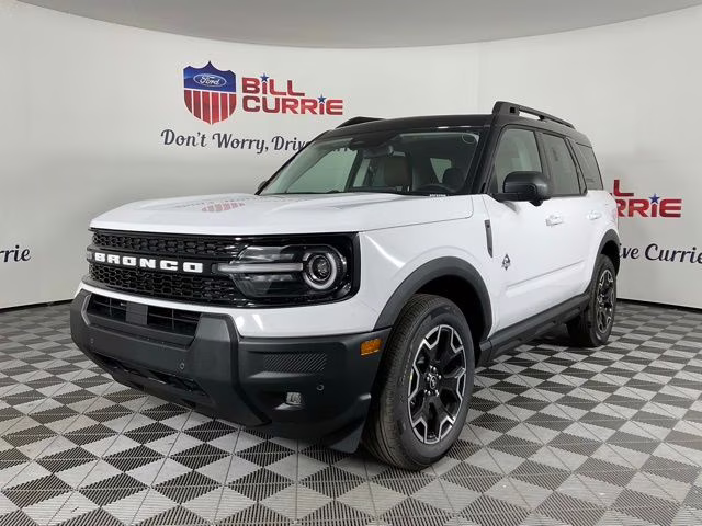 2025 Oxford White Ford Bronco Sport Outer Banks 4X4 SUV