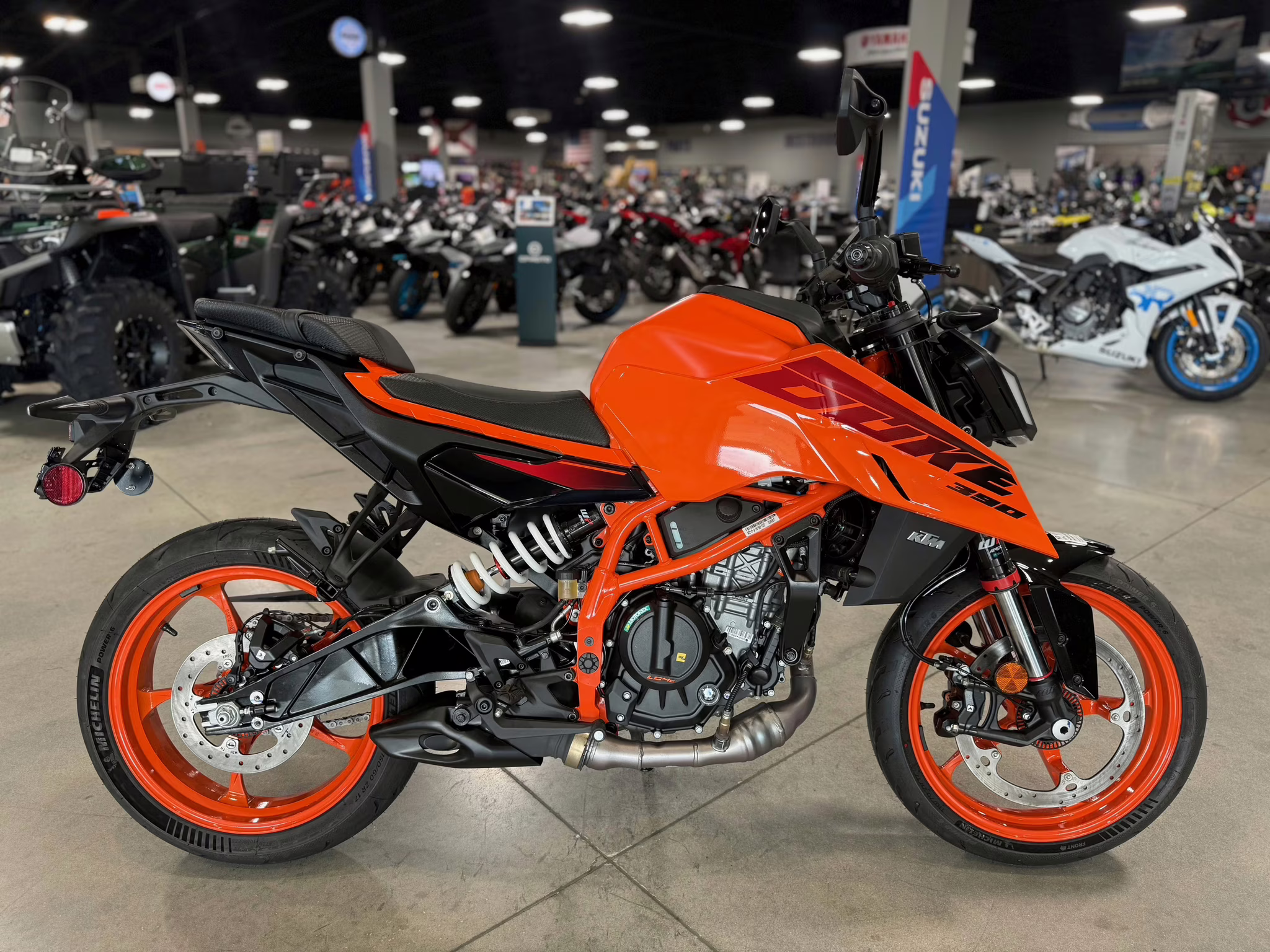 2025 Orange KTM Duke 390 Motorcycle