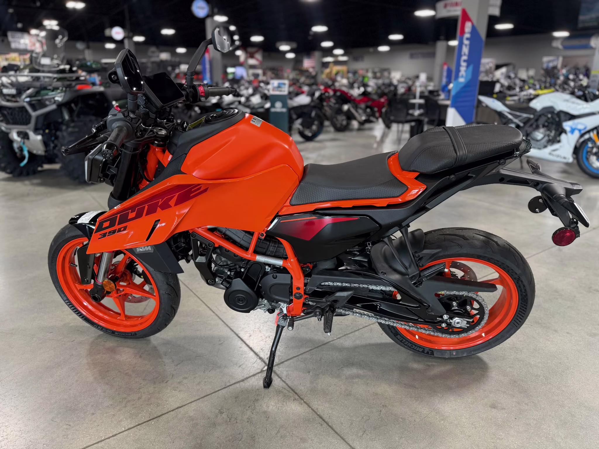 2025 Orange KTM Duke 390 Motorcycle