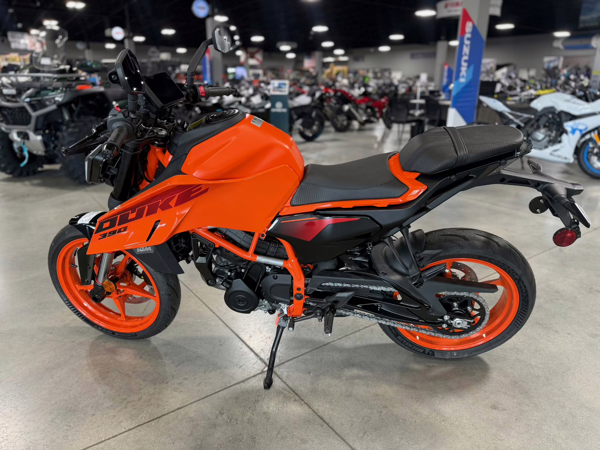 2025 Orange KTM Duke 390 Motorcycle