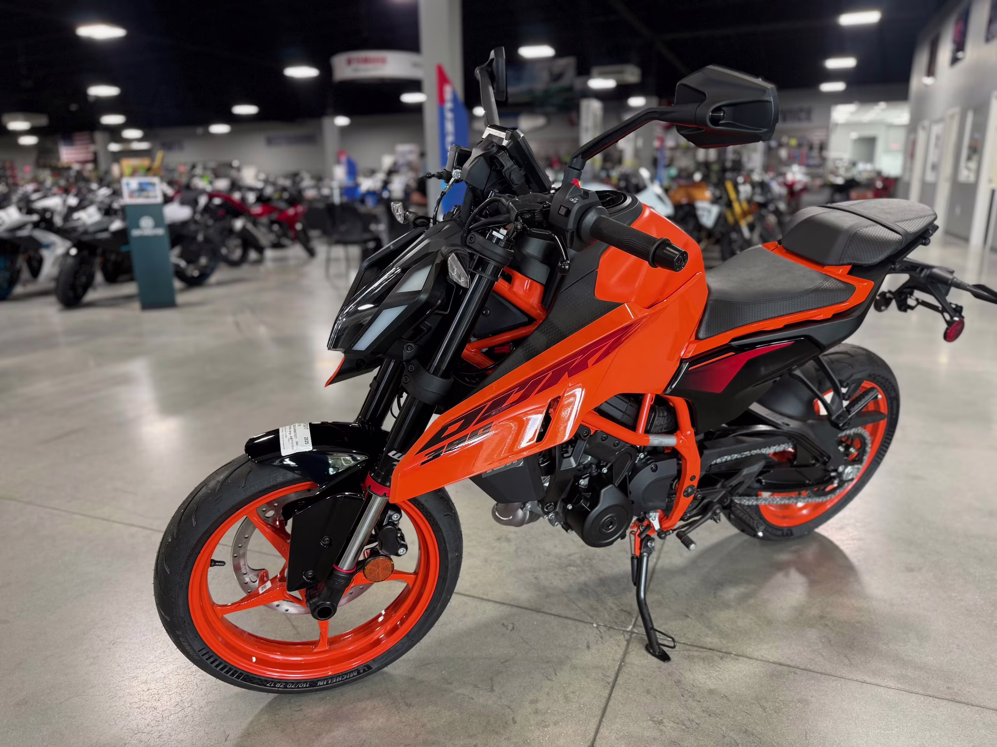 2025 Orange KTM Duke 390 Motorcycle