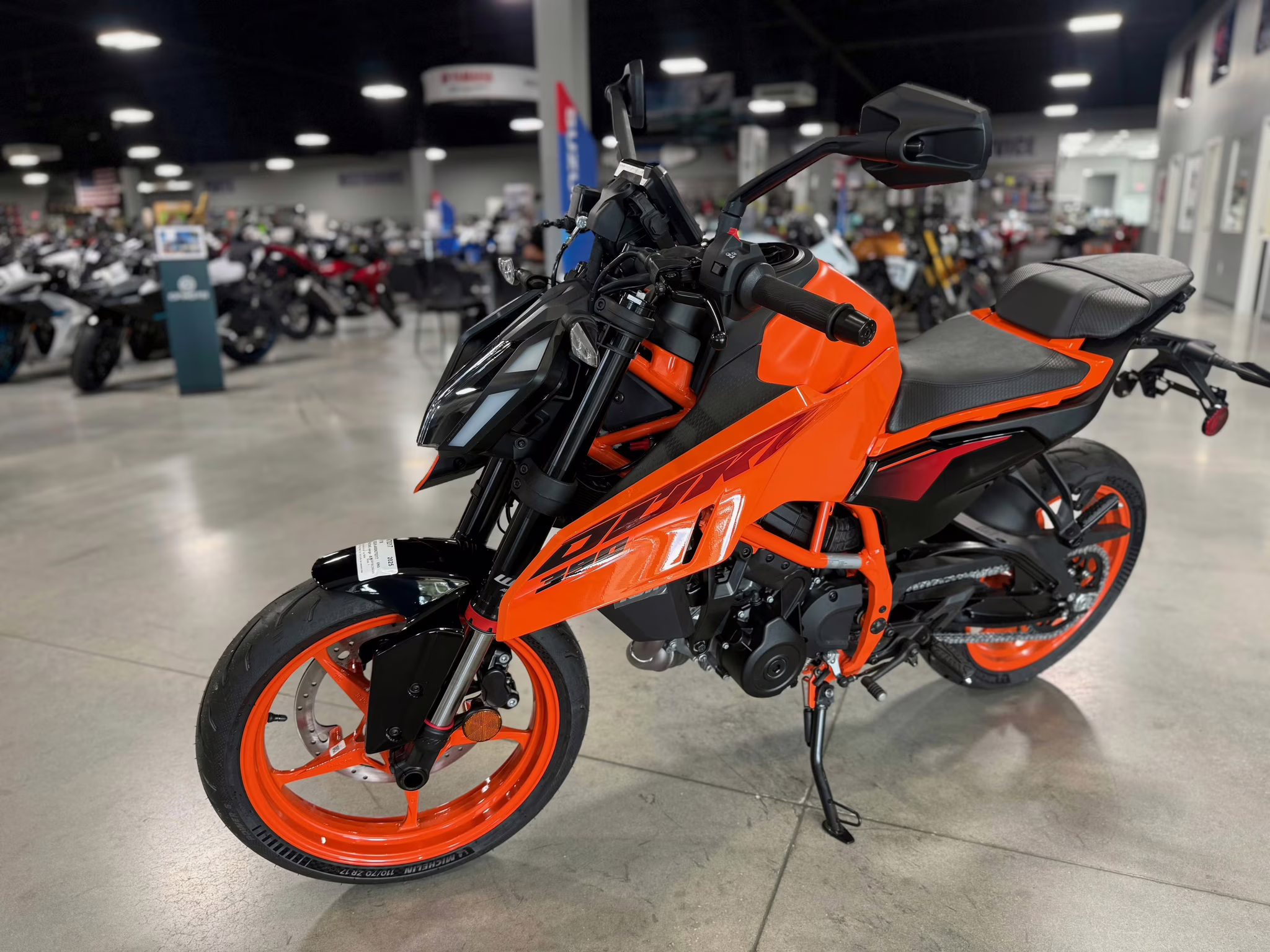 2025 Orange KTM Duke 390 Motorcycle