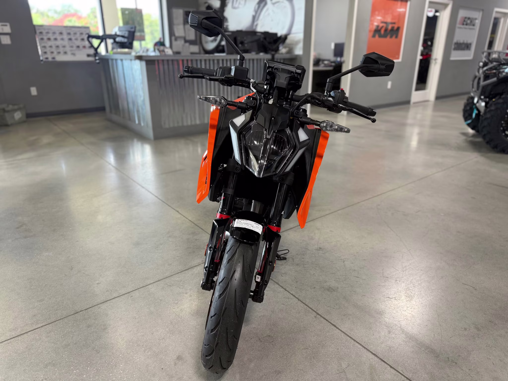 2025 Orange KTM Duke 390 Motorcycle