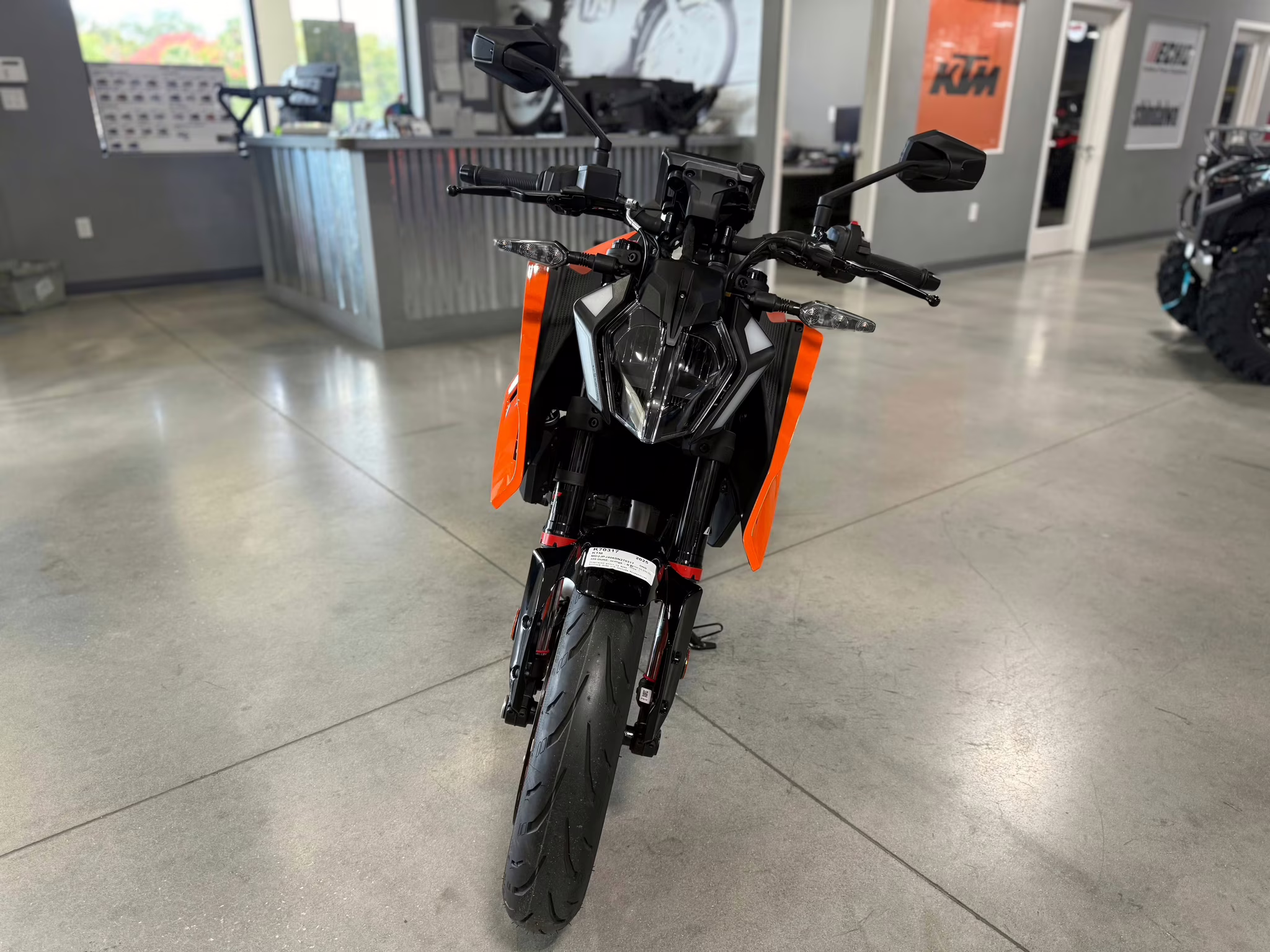2025 Orange KTM Duke 390 Motorcycle