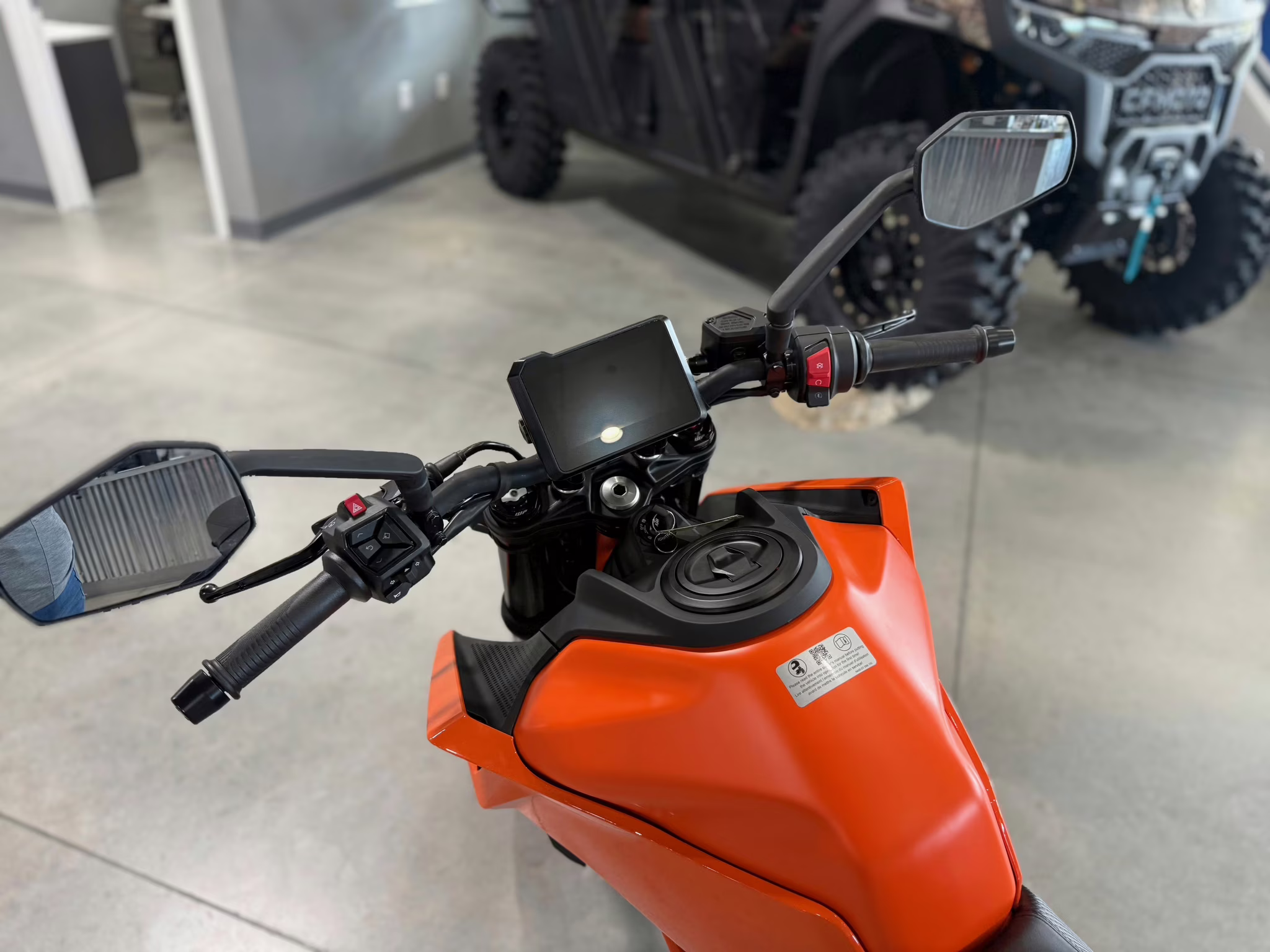 2025 Orange KTM Duke 390 Motorcycle