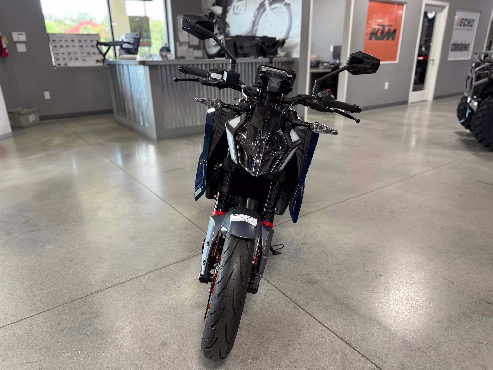 2025 Blue KTM Duke 390 Motorcycle