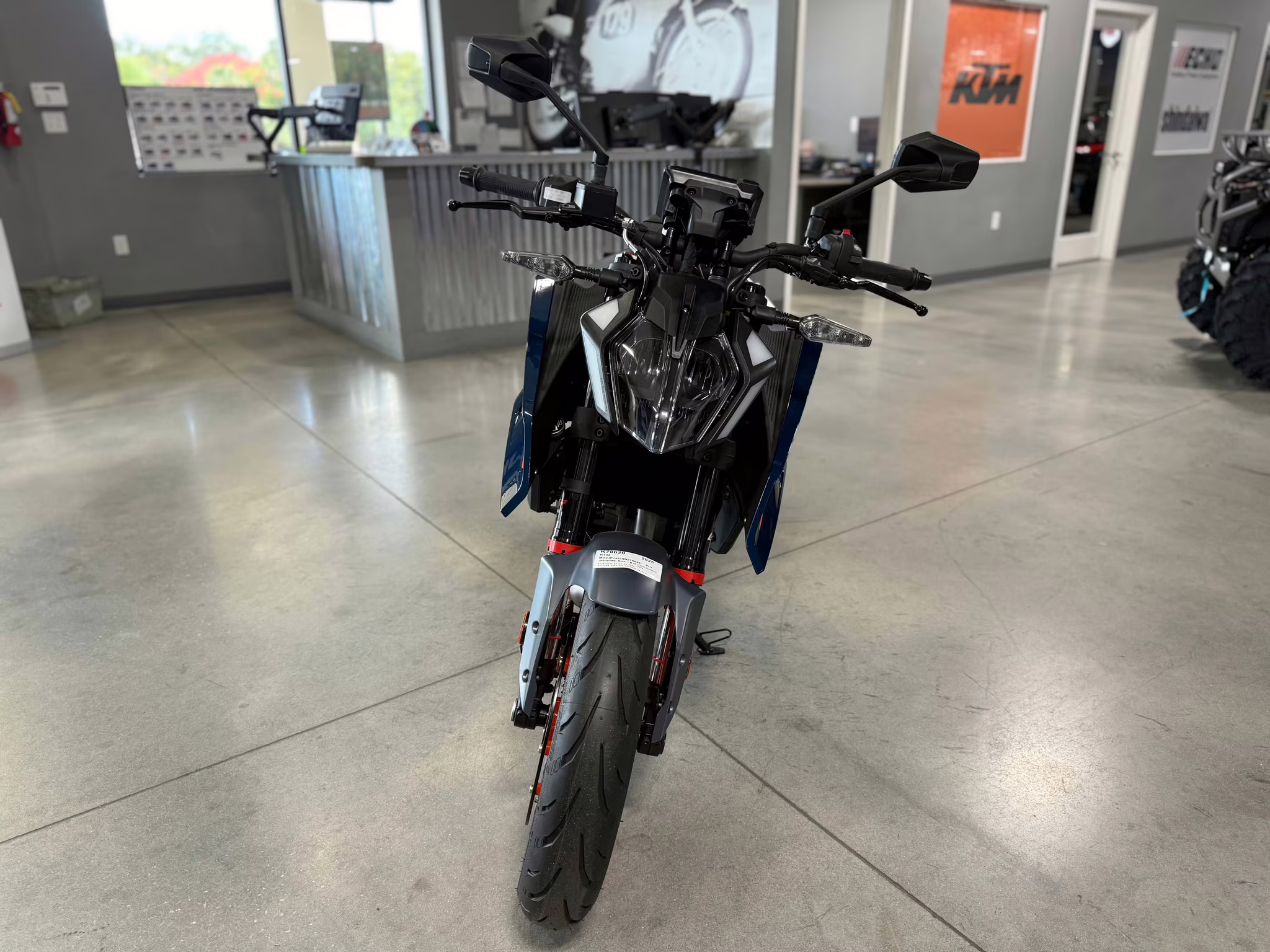 2025 Blue KTM Duke 390 Motorcycle